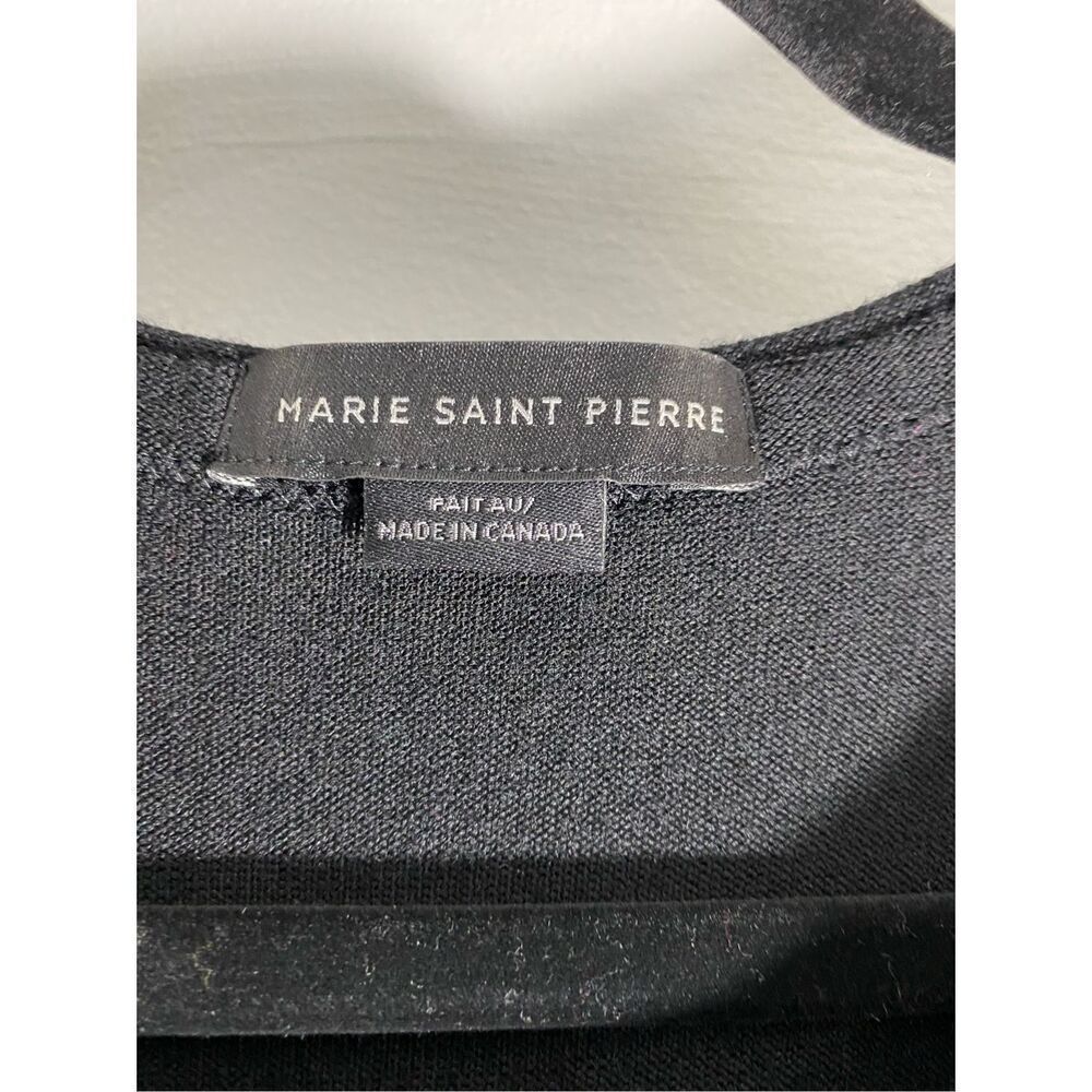 Marie Saint Pierre wool blend, black and white dress or tunic.  RETAILS FOR $990 - Picture 7 of 11